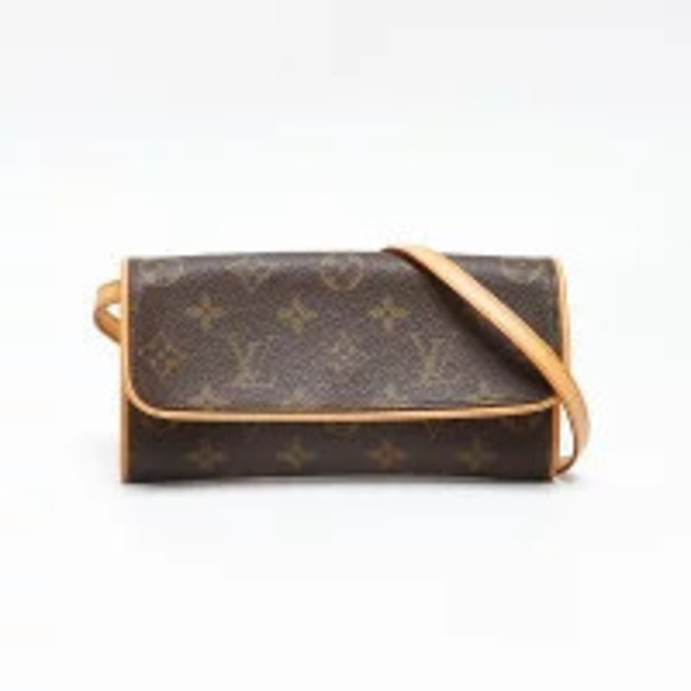Louis Vuitton Monogram Pochette Twin shoulder bag brown
